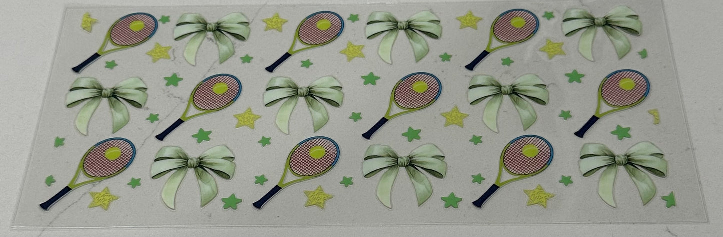 Tennis & Green Bows