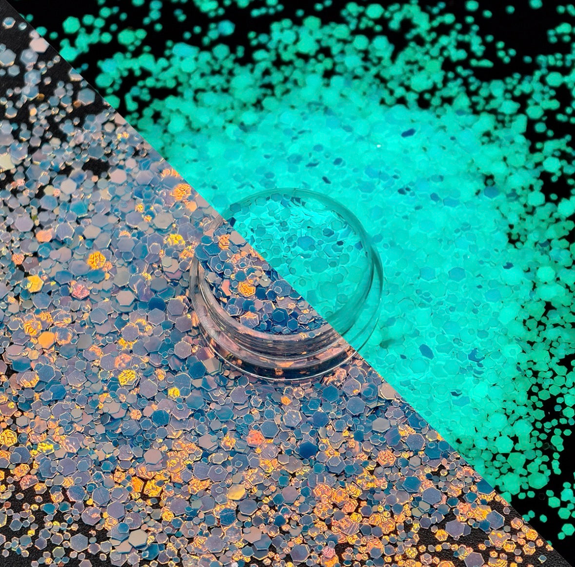 Glowing Ice