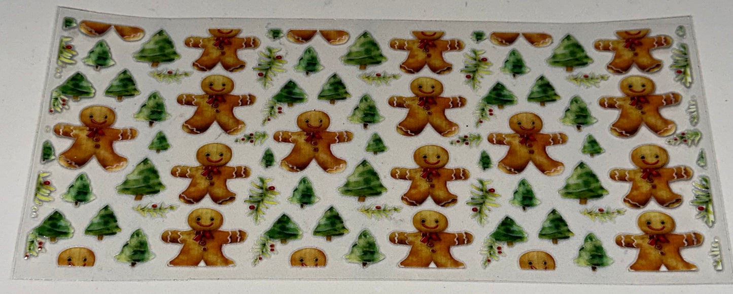 Gingerbread Man & Xmas Trees