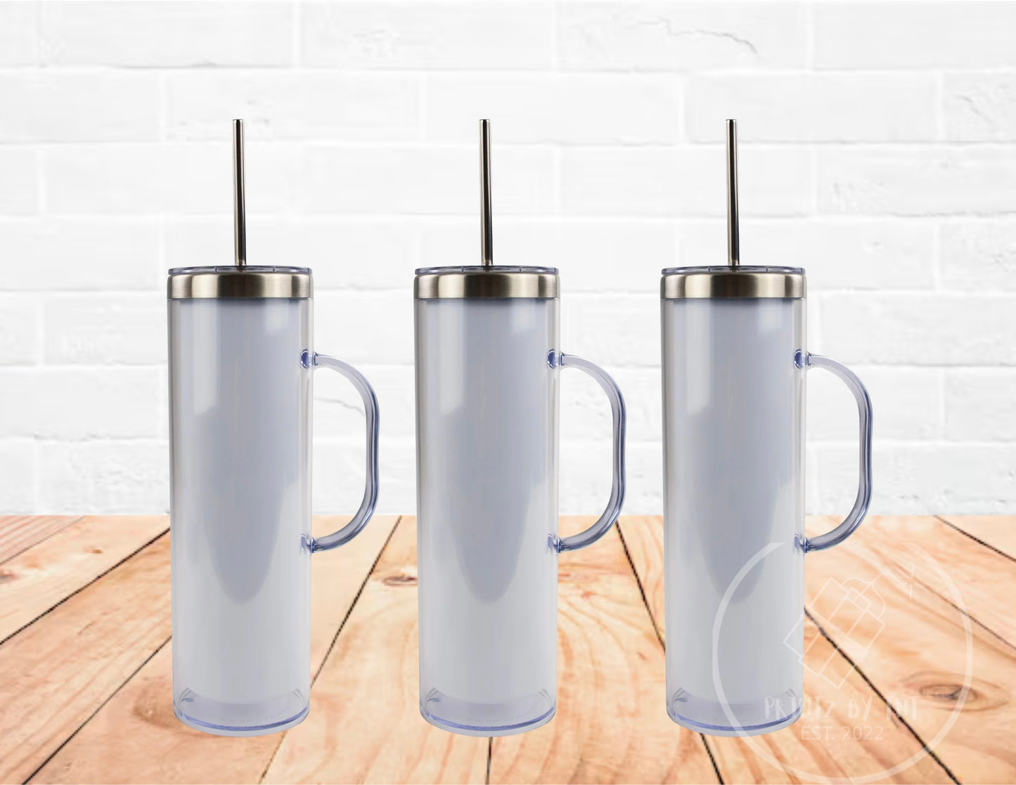 20oz Stainless Steel Snow Globe Tumbler-With Handle