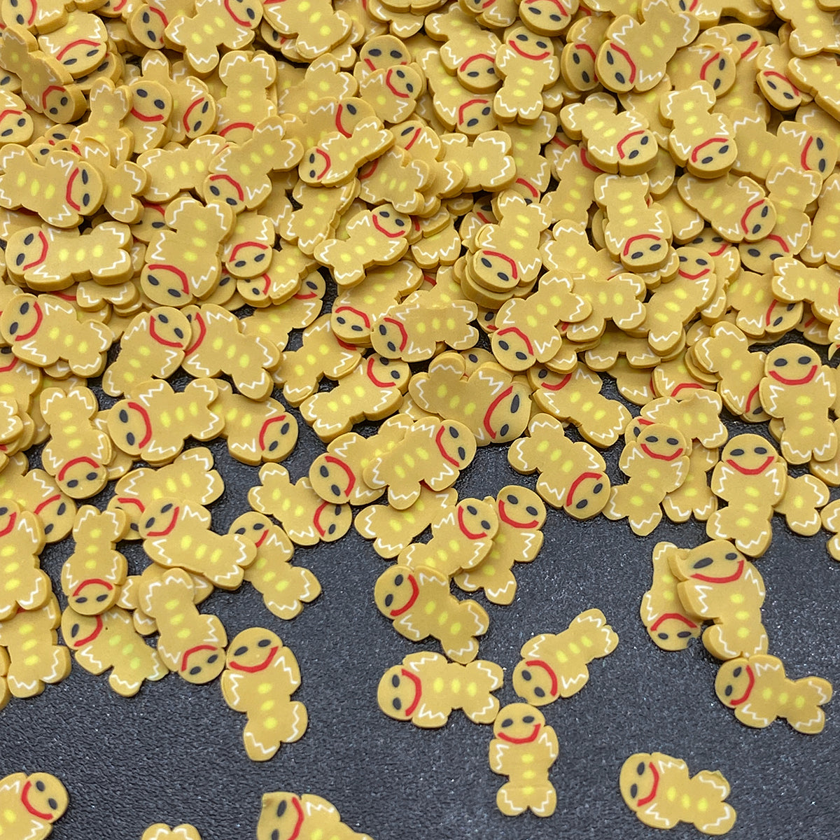 Gingerbread Man-Polymer Clay Pieces