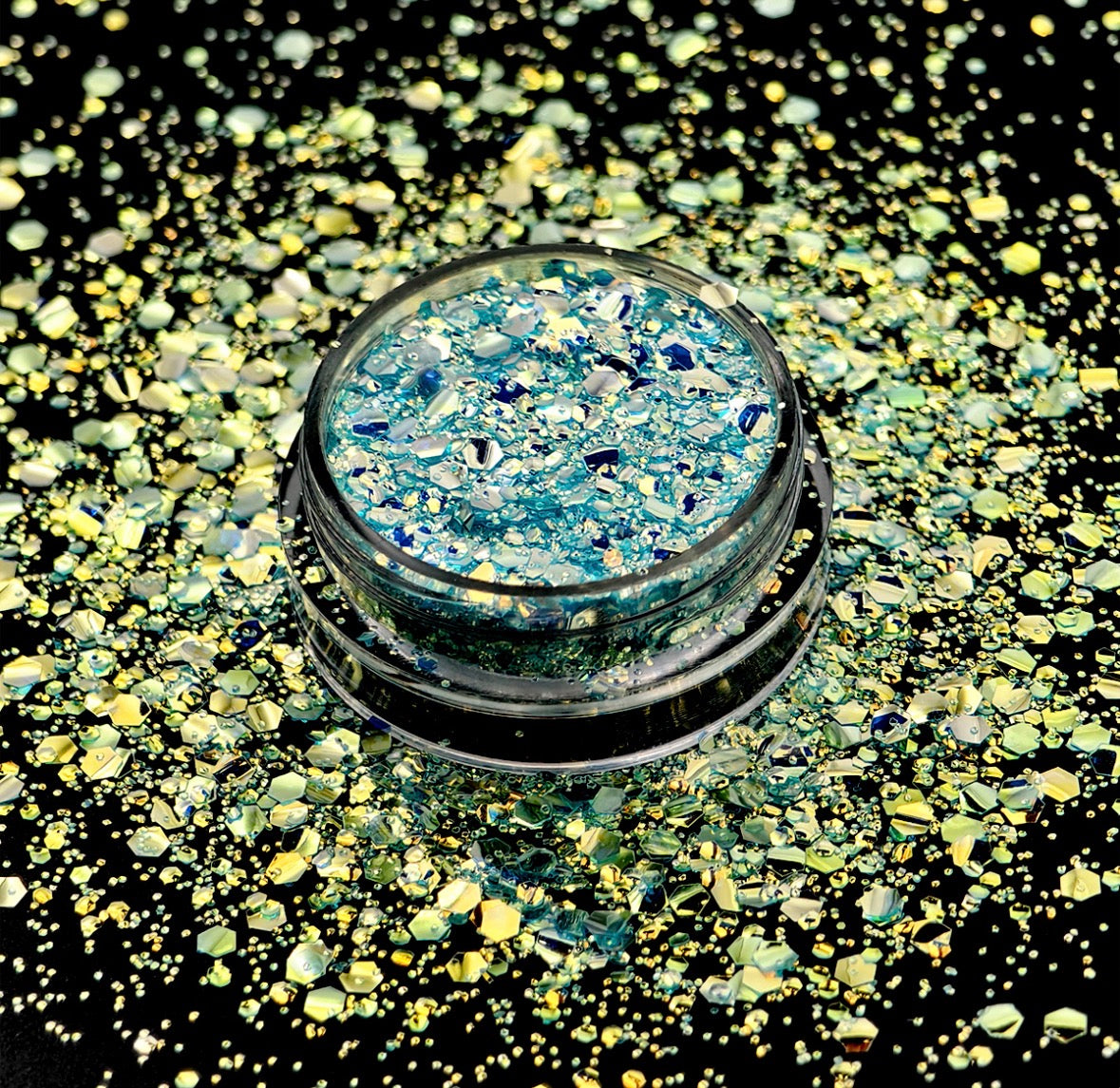 Glass Slipper- Bubble Glitter