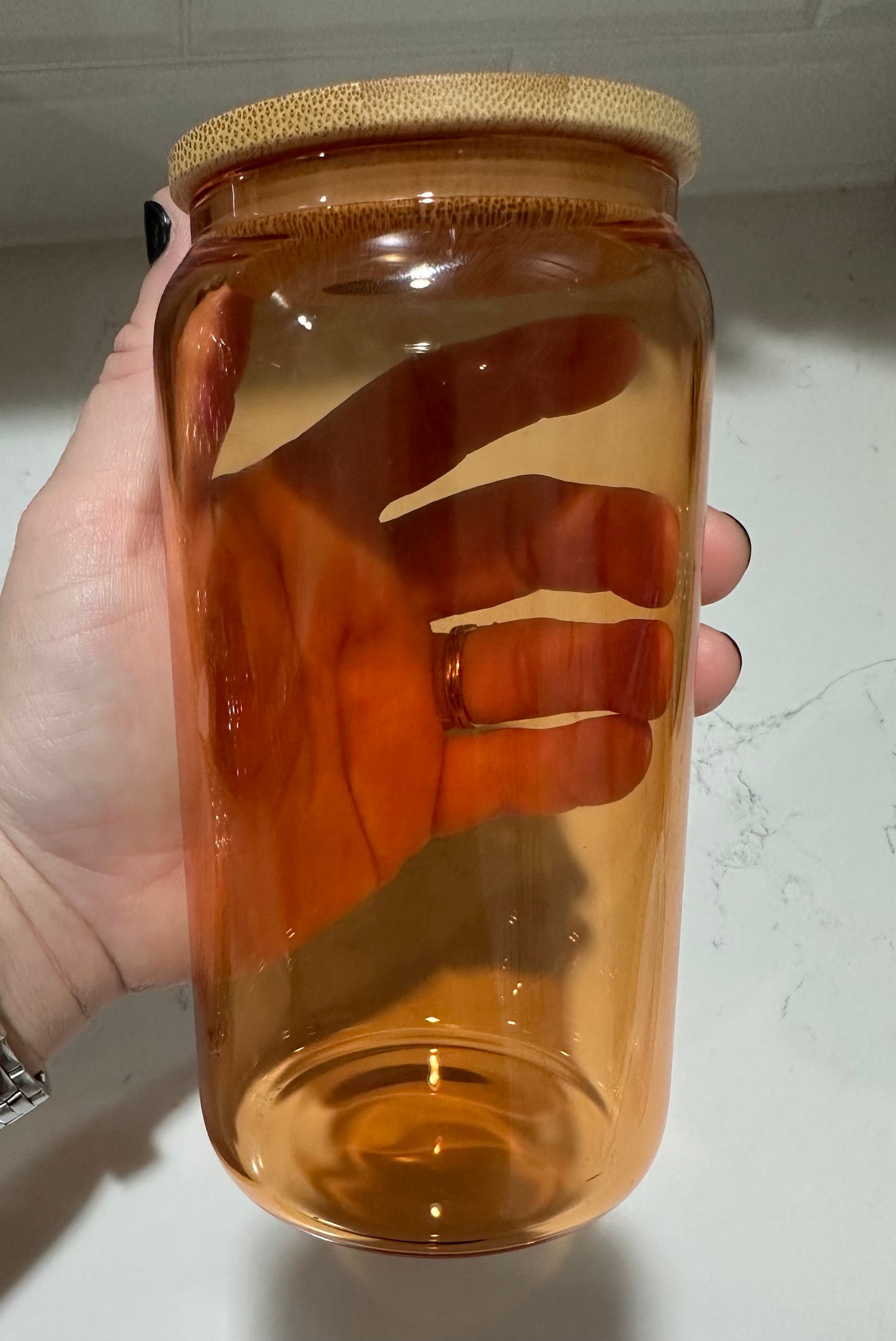 16oz Libby Cup- Orange (Non-Snow Glob)