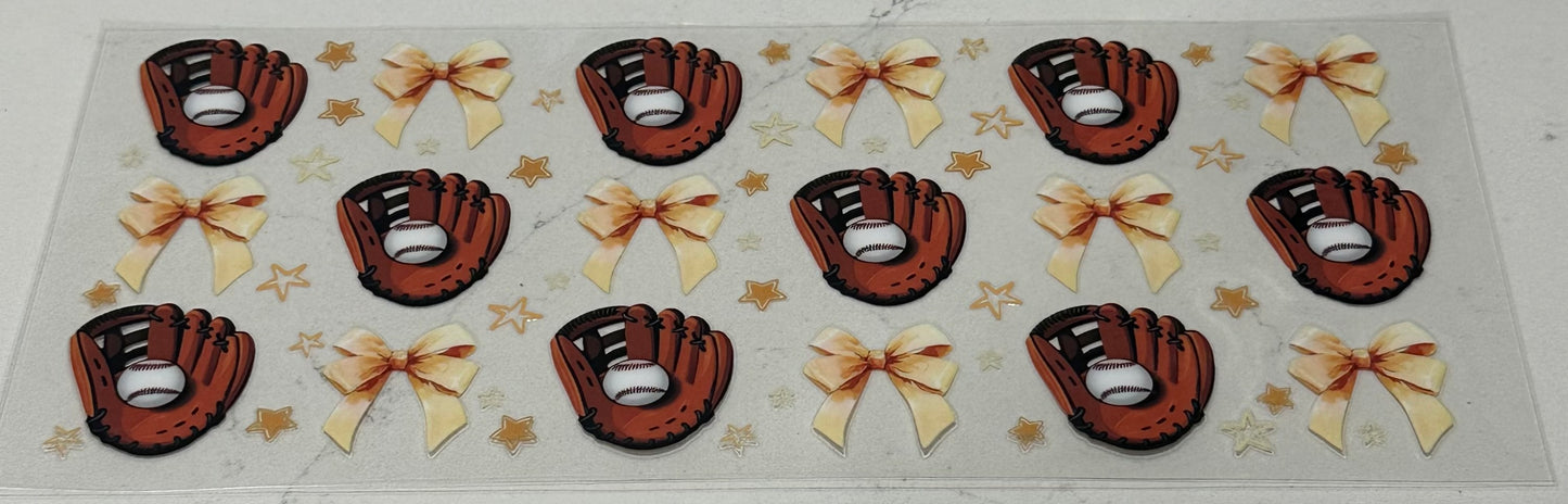 Baseball Gloves & Bows