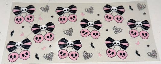 Halloween Skulls With Bows
