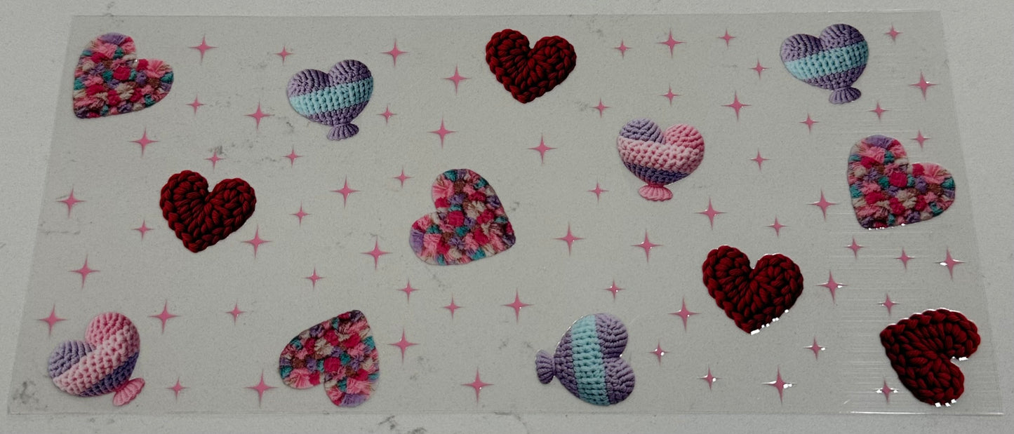 Crocheted Hearts