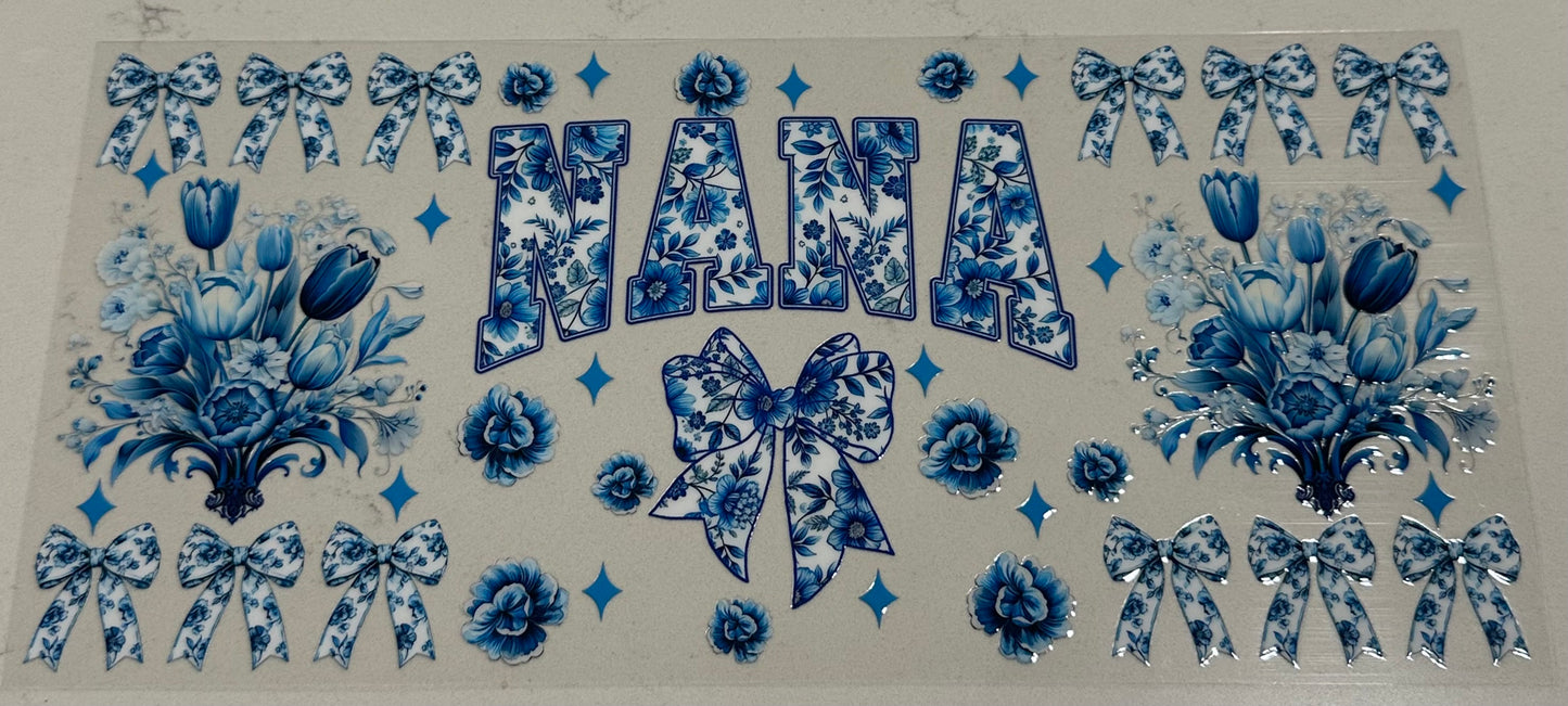 Nana-Blue Floral