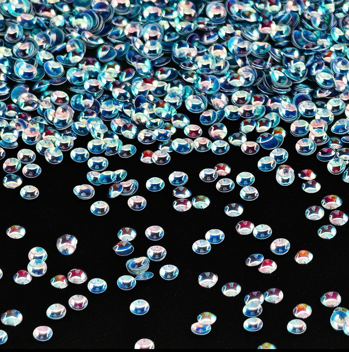 Blue Lagoon-3D Pearl Glitter