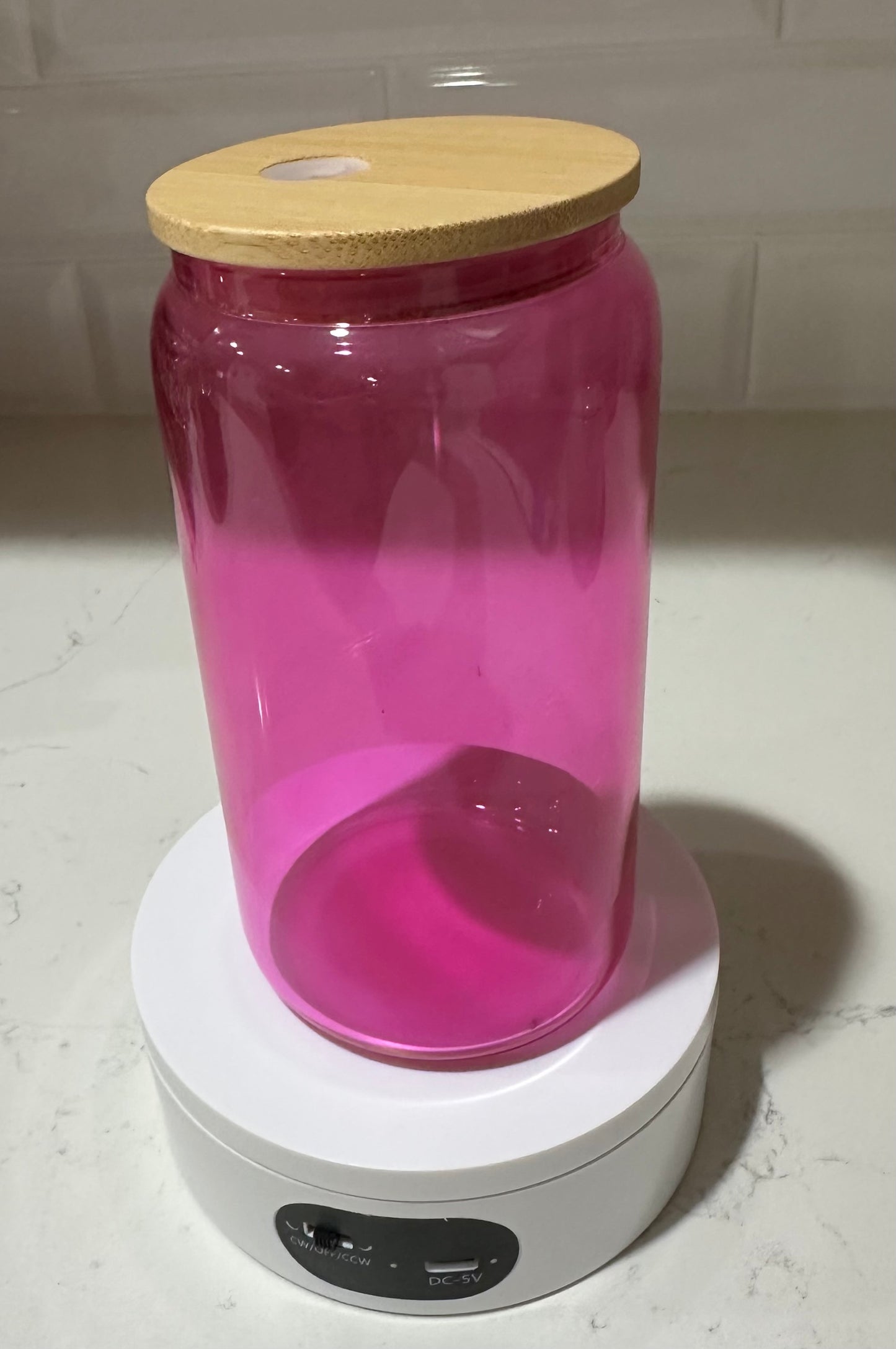 16oz Libby Cup- Hot Pink (Non-Snow Glob)