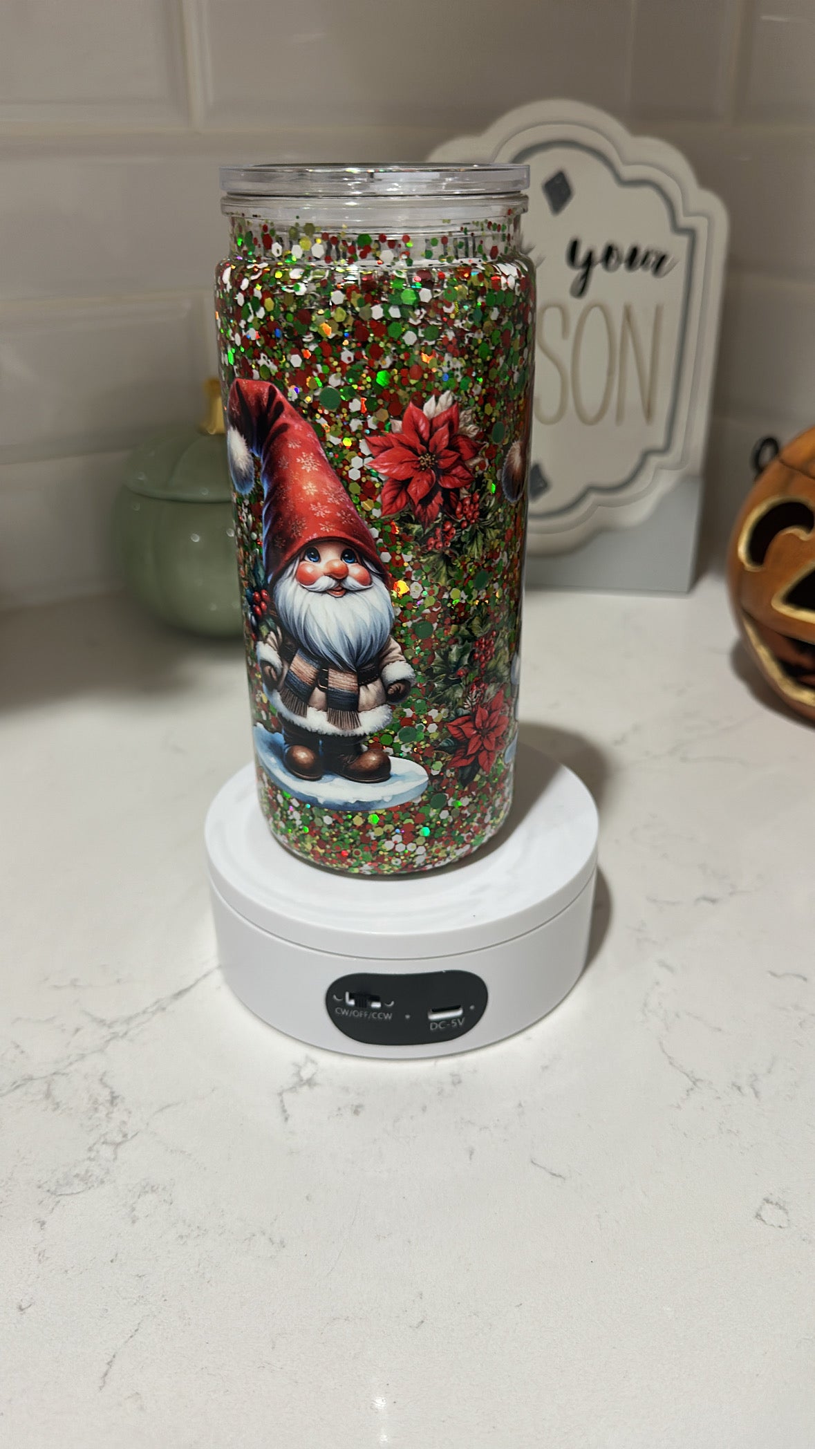 RTS-Premade-20oz Acrylic Suspended Flow With Glitter