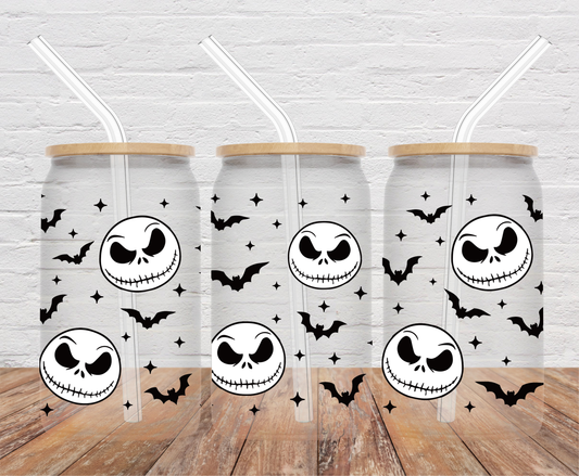 Pumpkin King & Bats- 16oz Cup Wrap